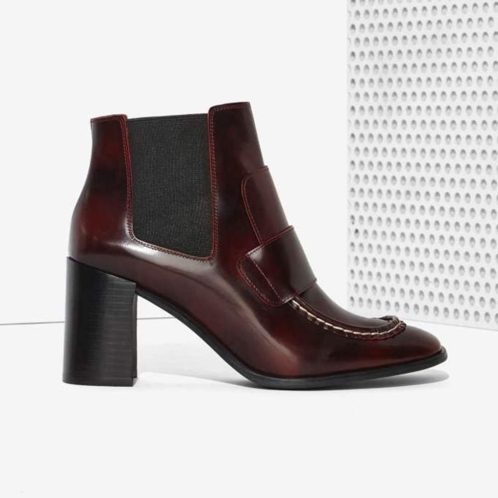 NWOT Jeffrey Campbell Bloke Box Leather Boots